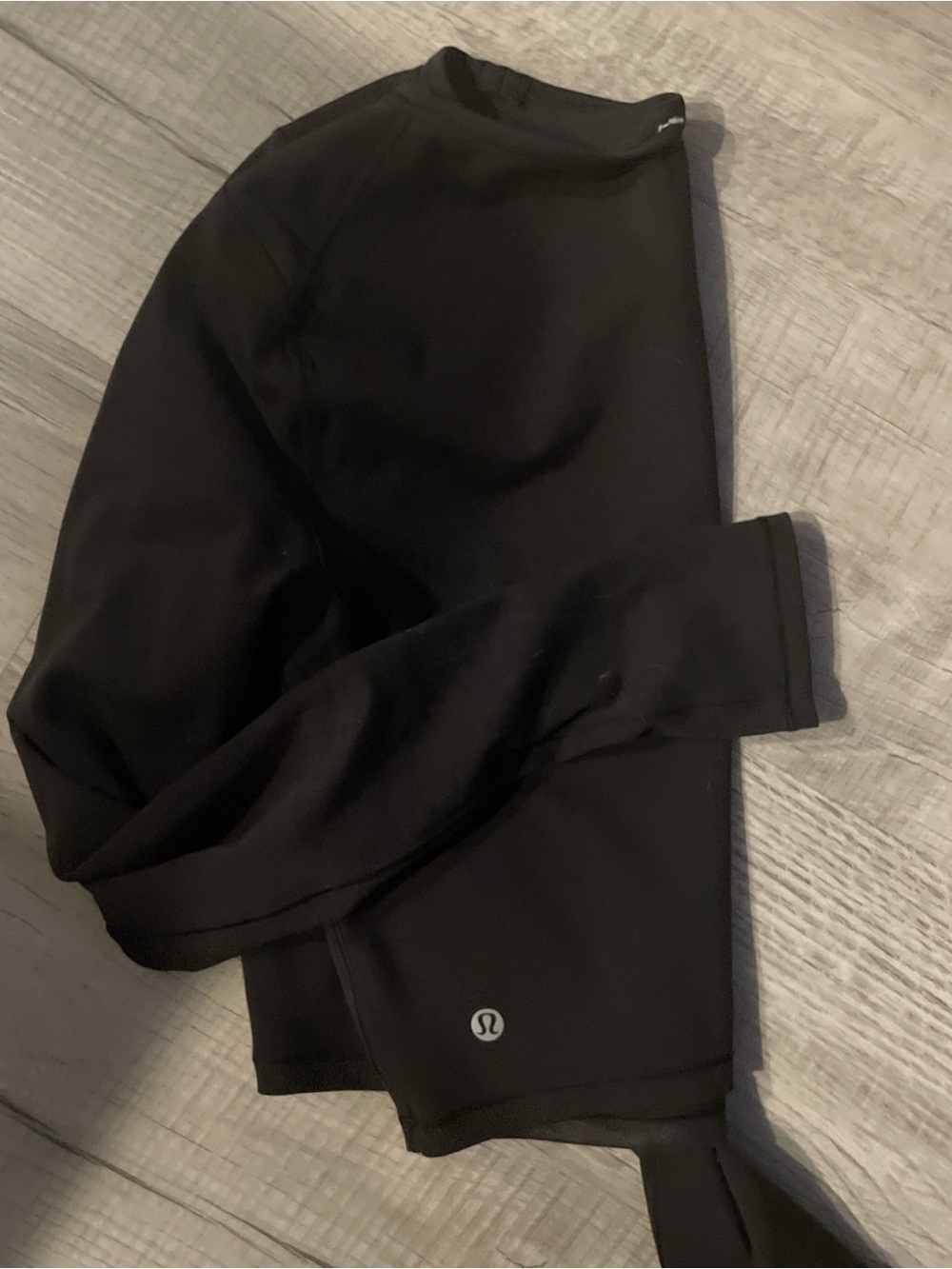 lululemon athletica Black Long Sleeve Crew Top